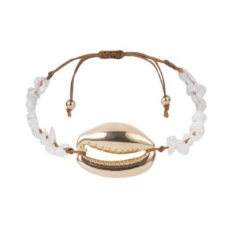 bracelet coquillage cordon