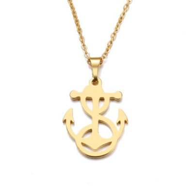 collier ancre marine