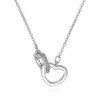 collier coeur original argent