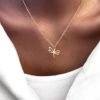 collier femme libellule