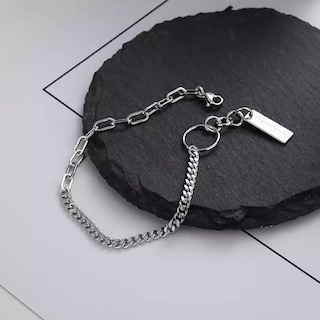 bracelet chaine argent femme