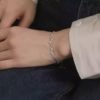 bracelet fin argent tendance