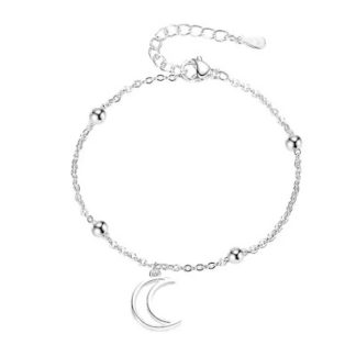 bracelet lune argent