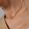 collier chaine serpent or