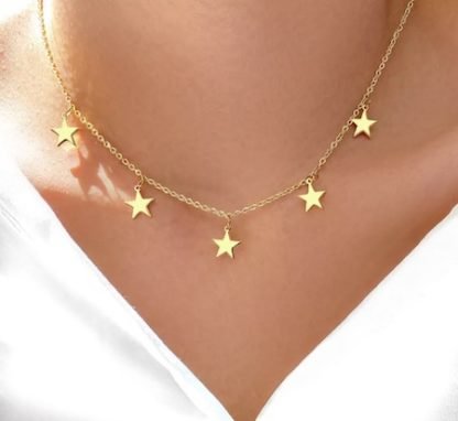 collier etoiles or