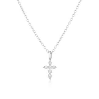 collier croix argent