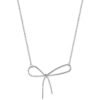 collier pendentif noeud argent