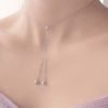 collier ras du cou coeur argent