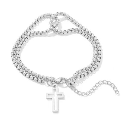 bracelet croix original pour femme