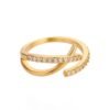bague croisee femme