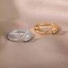 bague croisee tendance