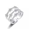 bague multirangs argent tendance