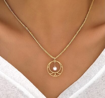 Collier rond perle