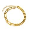 bracelet gros maillons tendance