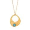 collier pendentif martele femme