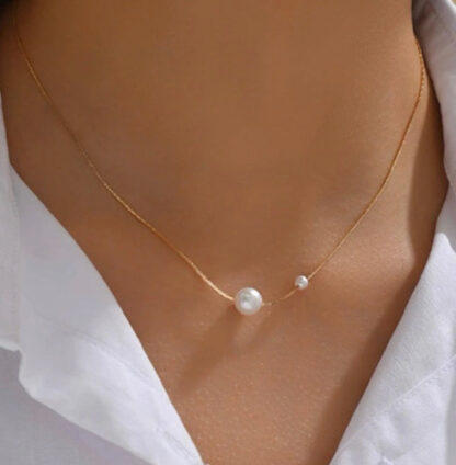 collier perle original
