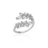 Bague feuille tendance – Image 2