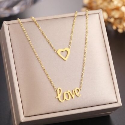 collier love original femme