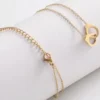 collier pendentif menotte acier inoxydable